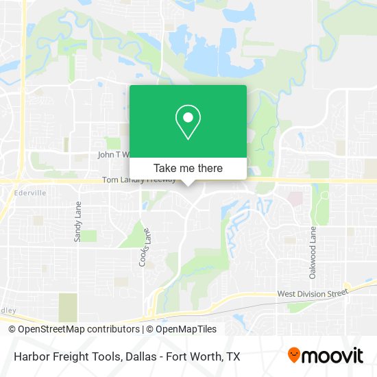 Mapa de Harbor Freight Tools