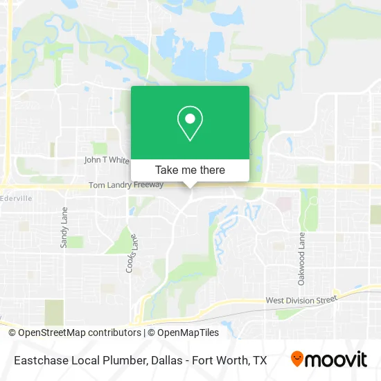 Eastchase Local Plumber map