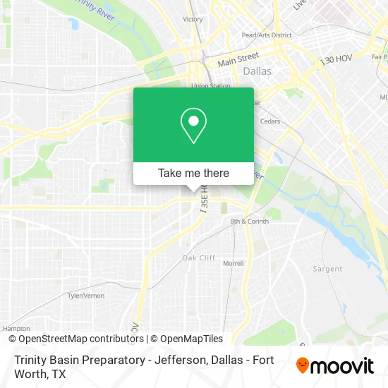 Trinity Basin Preparatory - Jefferson map