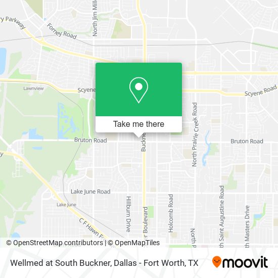 Mapa de Wellmed at South Buckner
