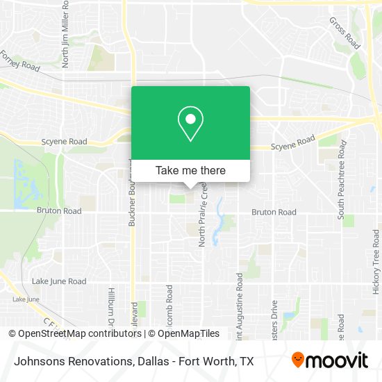 Johnsons Renovations map