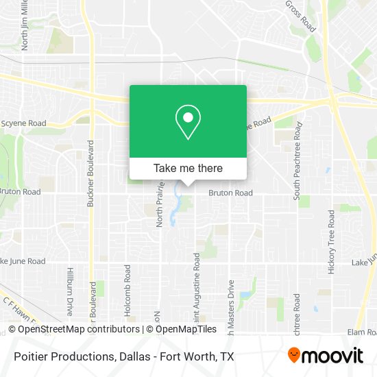Poitier Productions map