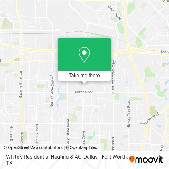 Mapa de White's Residential Heating & AC