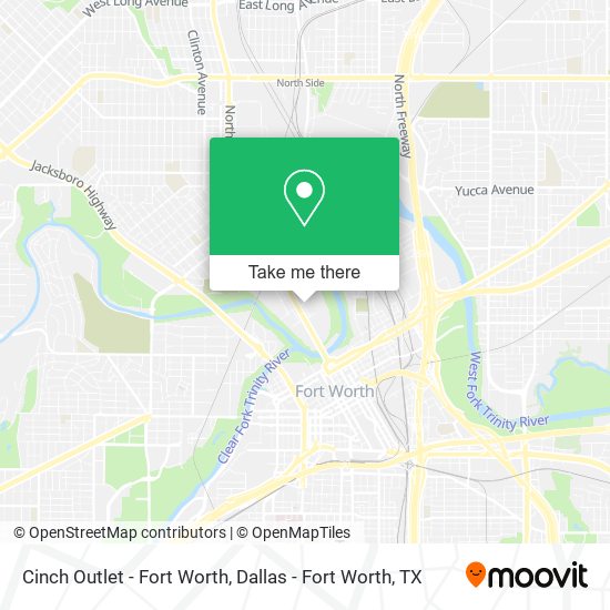 Cinch Outlet - Fort Worth map