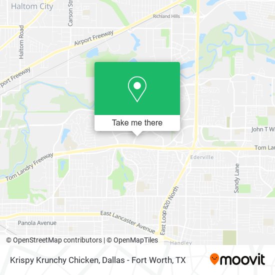 Krispy Krunchy Chicken map