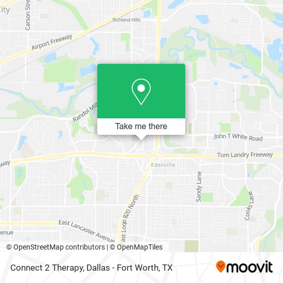 Connect 2 Therapy map