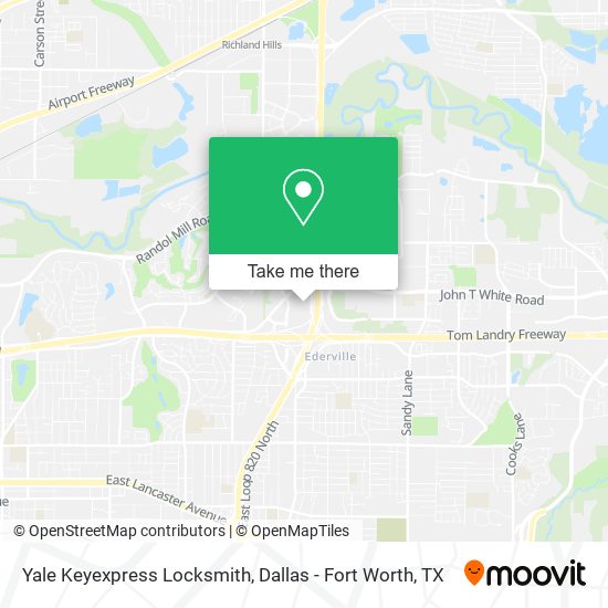 Mapa de Yale Keyexpress Locksmith