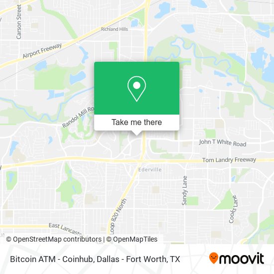 Mapa de Bitcoin ATM - Coinhub