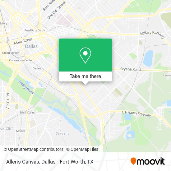 Allen's Canvas map