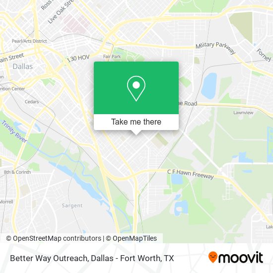 Better Way Outreach map