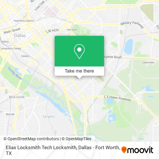 Mapa de Elias Locksmith Tech Locksmith