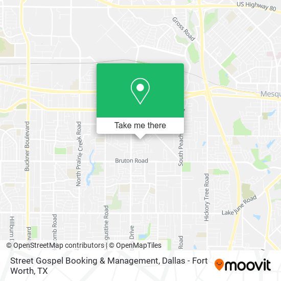 Street Gospel Booking & Management map