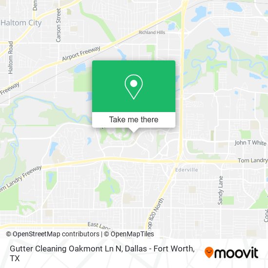 Gutter Cleaning Oakmont Ln N map
