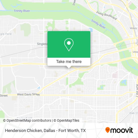 Henderson Chicken map