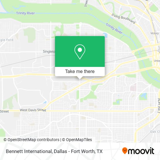 Bennett International map
