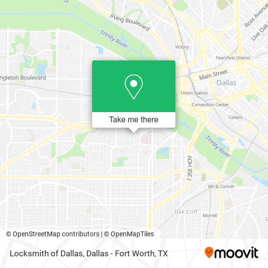 Mapa de Locksmith of Dallas