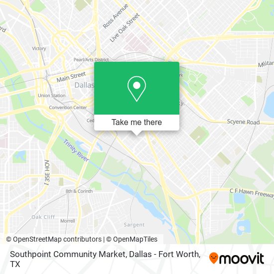 Southpoint Community Market map