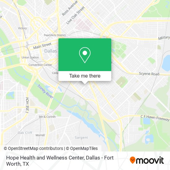 Mapa de Hope Health and Wellness Center