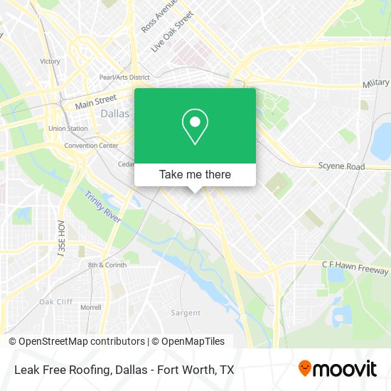 Leak Free Roofing map