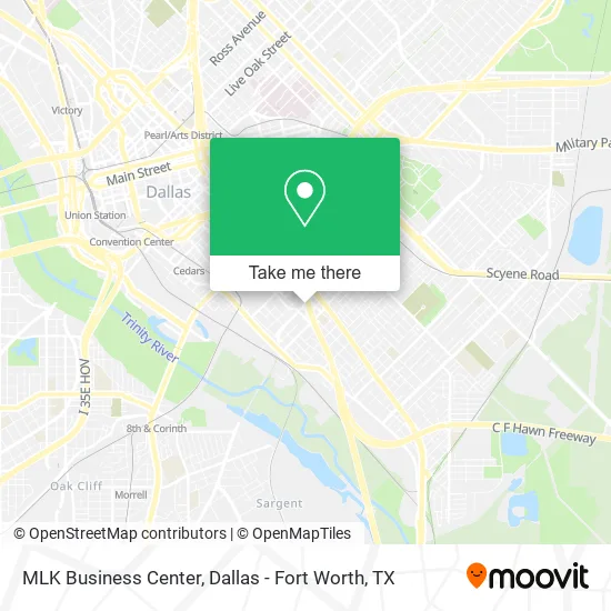 MLK Business Center map