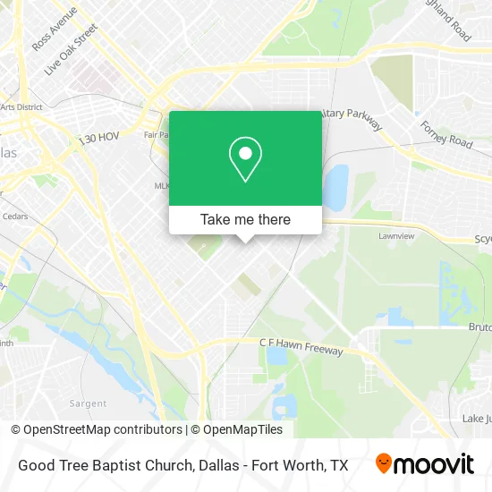Mapa de Good Tree Baptist Church