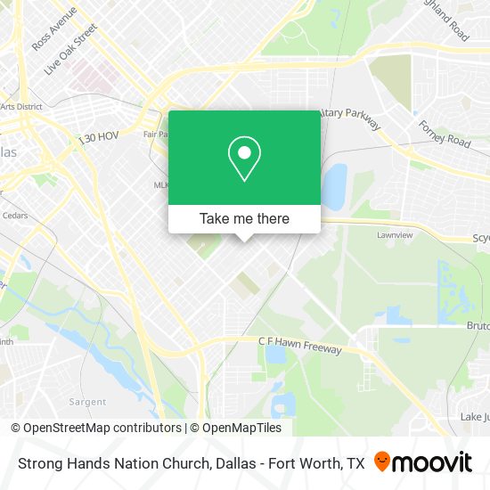 Strong Hands Nation Church map