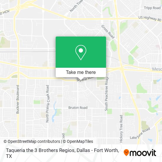 Taqueria the 3 Brothers Regios map