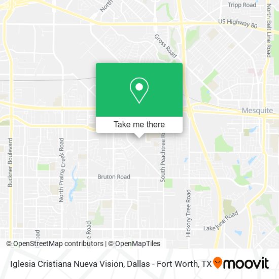 Iglesia Cristiana Nueva Vision map