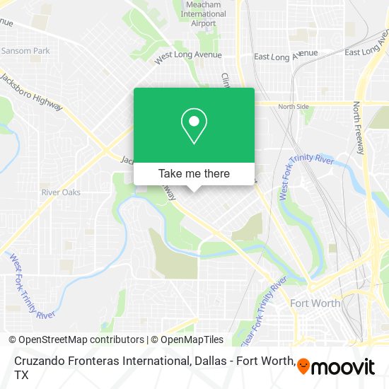 Cruzando Fronteras International map