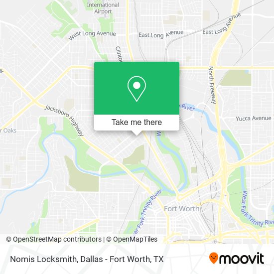 Nomis Locksmith map
