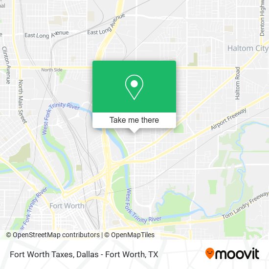 Fort Worth Taxes map