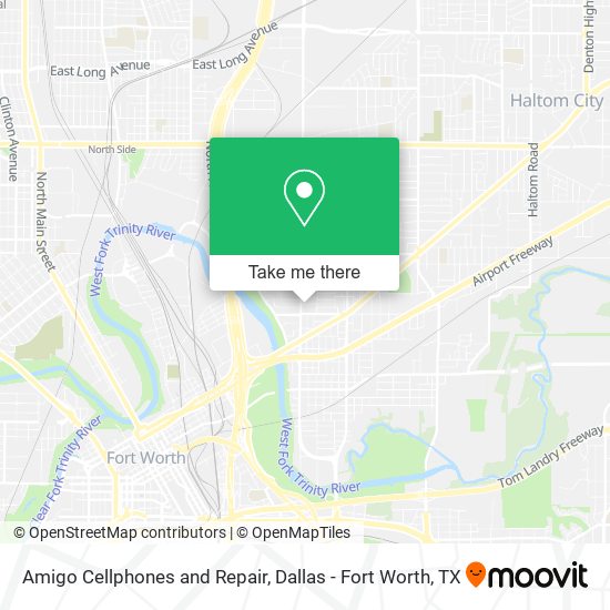 Amigo Cellphones and Repair map