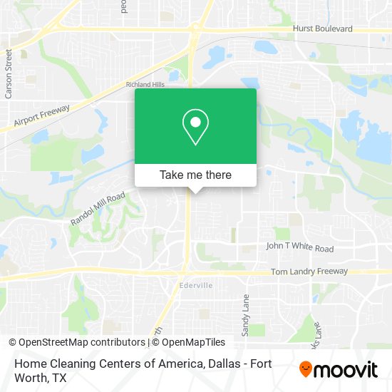 Mapa de Home Cleaning Centers of America