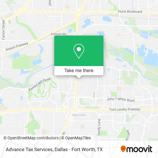 Mapa de Advance Tax Services