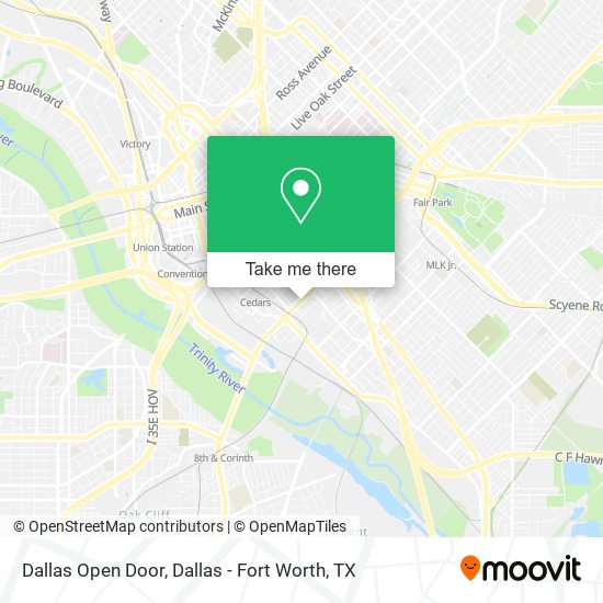 Dallas Open Door map
