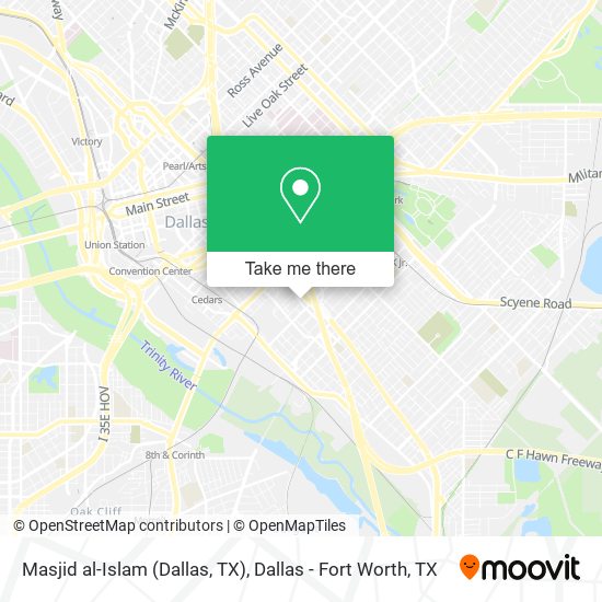 Masjid al-Islam (Dallas, TX) map