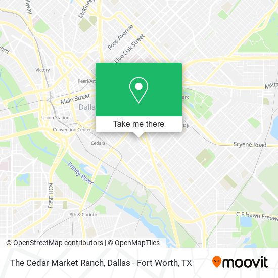 The Cedar Market Ranch map