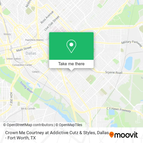 Mapa de Crown Me Courtney at Addictive Cutz & Styles