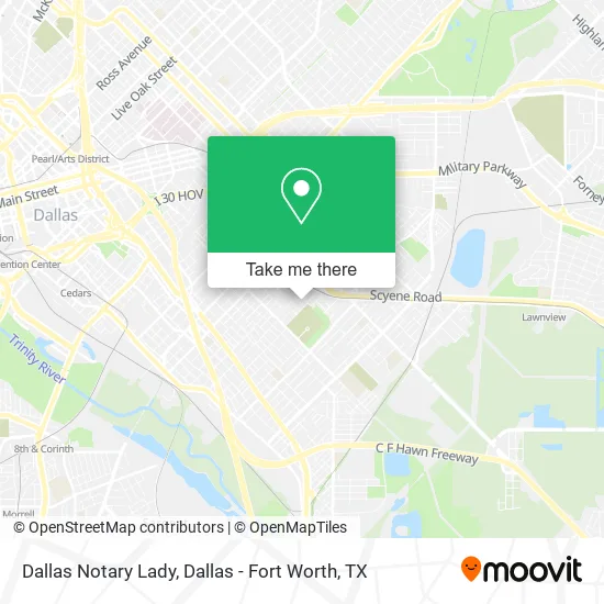 Mapa de Dallas Notary Lady
