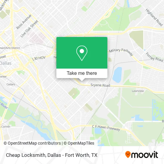 Mapa de Cheap Locksmith