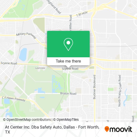At Center Inc. Dba Safety Auto map