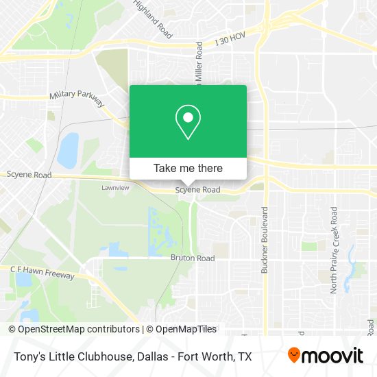 Tony's Little Clubhouse map