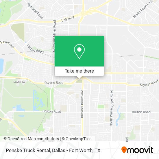 Penske Truck Rental map