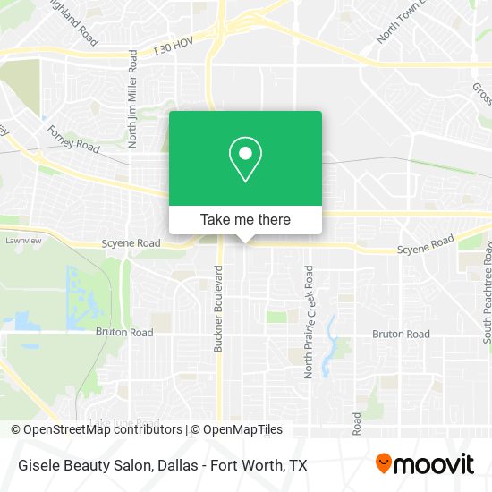 Mapa de Gisele Beauty Salon
