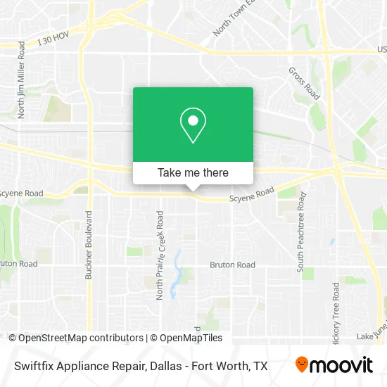 Swiftfix Appliance Repair map