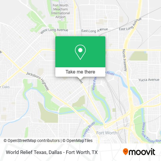 Mapa de World Relief Texas