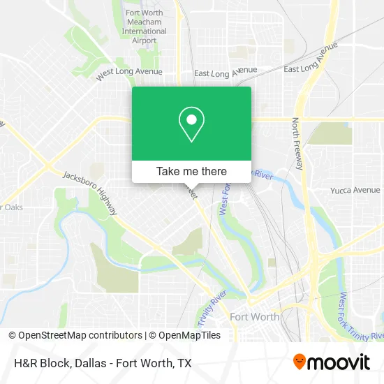 H&R Block map