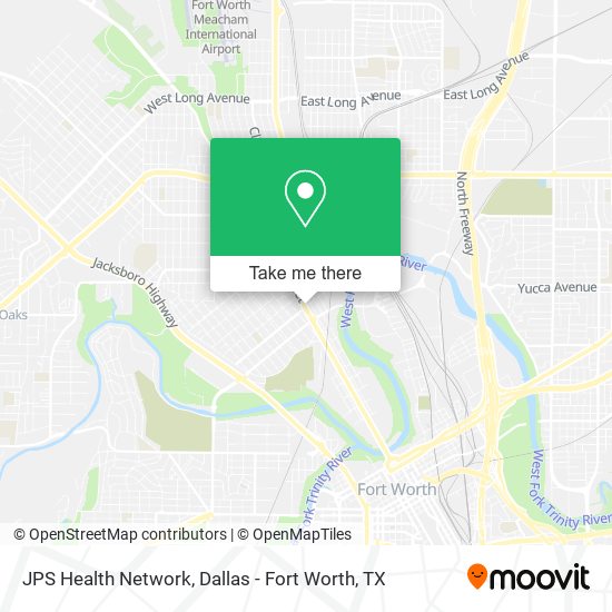 JPS Health Network map