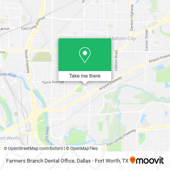 Mapa de Farmers Branch Dental Office