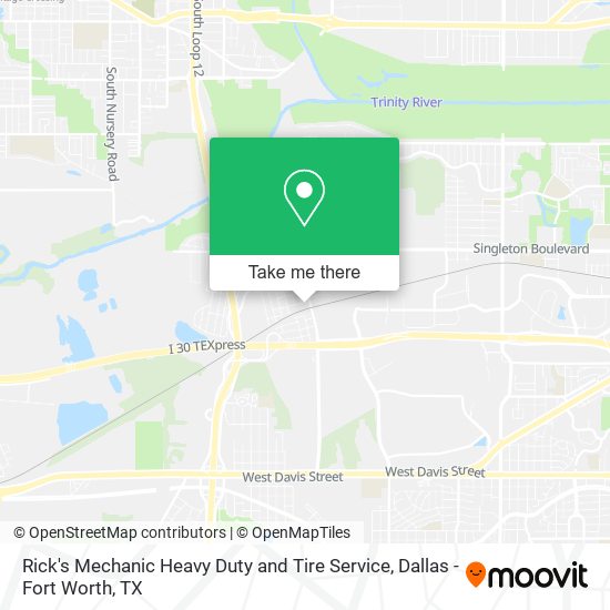 Rick's Mechanic Heavy Duty and Tire Service map